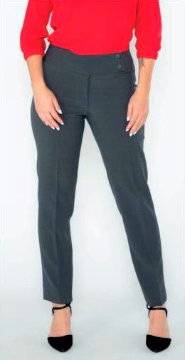 Pantalón formal plomo de tela