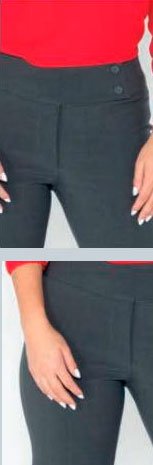 Pantalón formal plomo de tela