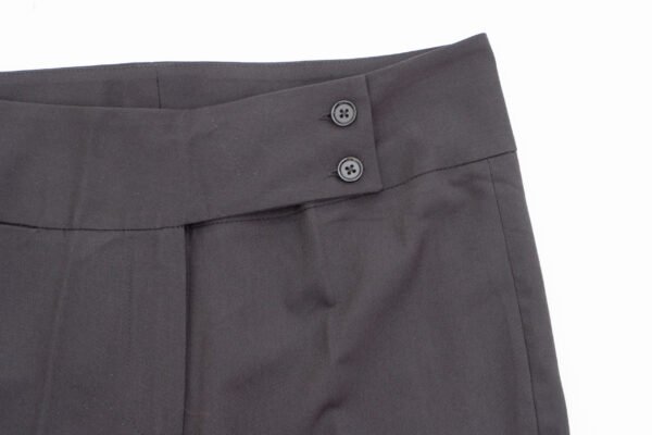 Pantalón formal negro de tela