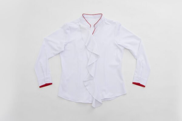 Blusa Blanca Cuello Pañuelo