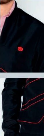 Jacket negra con logo BAC